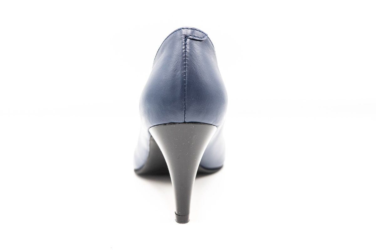 Pantofi femei, piele naturala, BRA103BLU Femei